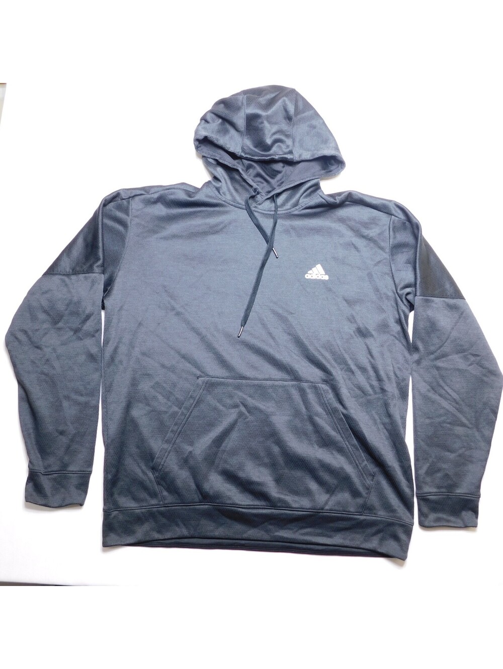Adidas Hoodie Mens Large Performance Pullover Sweatshirt Tech Fleece L Black